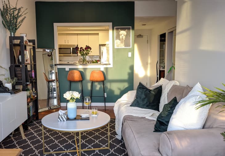 Rental Apartment Paint Color Home Tour Photos Apartment Therapy